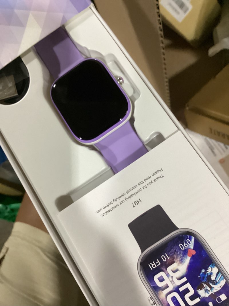 Condition photo showing Good Condition for nyonio smart kids watch with fitness tracker no phone/app needed,19 sport mode,1.5" diy dial,ip68 waterproof,sleep monitor,pedometers,heart rate,great birthday gift for boys girls teens 6-14 year olds purple