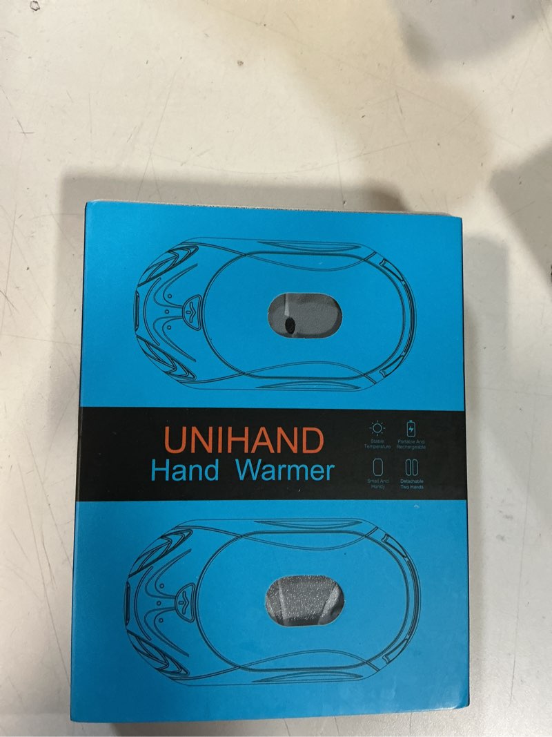 Condition photo showing New/Like New for AI Hand Warmers Rechargeable 2 Pack, AI Smart Chips Electric Hand Warmers, 20Hrs Long Safe Heat, Portable Pocket Heater, Gifts for Christmas, Outdoor, Hunting, Golf, Camping Accessories Black