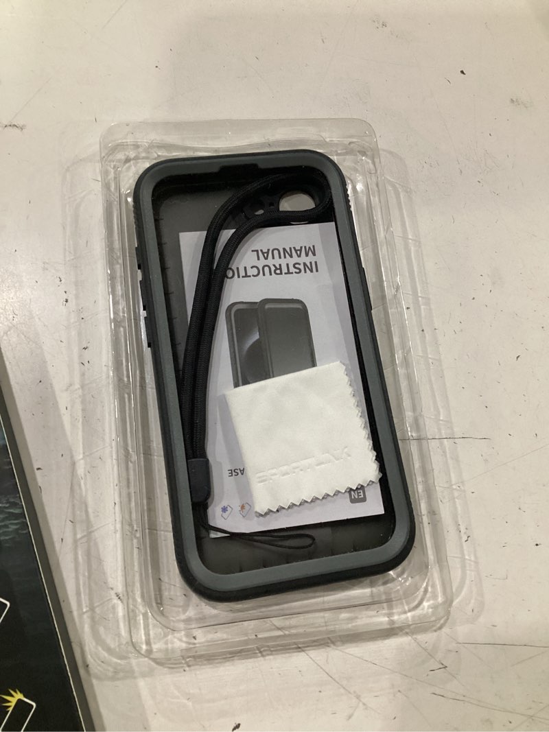 Condition photo showing Good Condition for sportlink for iphone 16e/17e case, ip68 waterproof military protective full body heavy duty shockproof 360 sealed dustproof with camera screen protector cover for i phone 16 e 6.1" mag/black for iphone 16e/17e (6.1'') black-magnetic