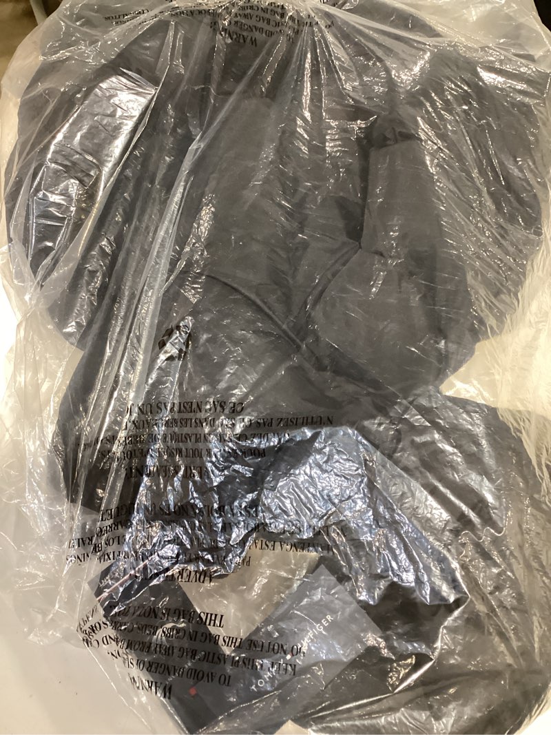 Condition photo showing Good Condition for tommy hilfiger mens quilted puffer jacket xx-large black/faux leather