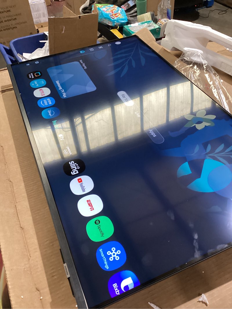 Condition photo showing As Is for Samsung 43-Inch Class Crystal UHD U8000F 4K Smart TV (2025 Model) Endless Free Content, Crystal Processor 4K, MetalStream Design, Knox Security, Alexa Built-in 43-Inch TV Only