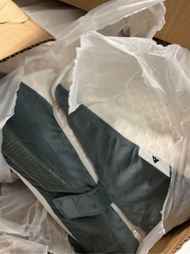 Condition photo showing Good Condition for 3pcs wedge pillow set for after surgery, back pillow for bed sitting up, 10-in-1 foam wedge pillow for acid reflux & back pain relief, post surgery pillow for gerd & snoring, white white 3pcs