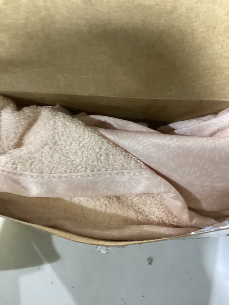 Condition photo showing New/Like New for KeaBabies Hooded Baby Towel for Newborn - Viscose Derived from Bamboo Large Baby Bath Towels with Hood for Boys, Girls, Toddler, Extra Absorbent & Soft Newborn Bath Essentials (Pink Crystal, Regular) Pink Crystal Regular 35x35