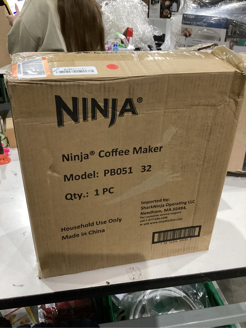 Condition photo showing Good Condition for Ninja | Coffee Maker | Single Serve |Brew with Coffee Pods & Grounds| Compatible with K-Cup Coffee Pods | 4 Brew Styles, up to 24oz Cup Sizes & 56oz Removable Reservoir | Black | PB051 Standard Black