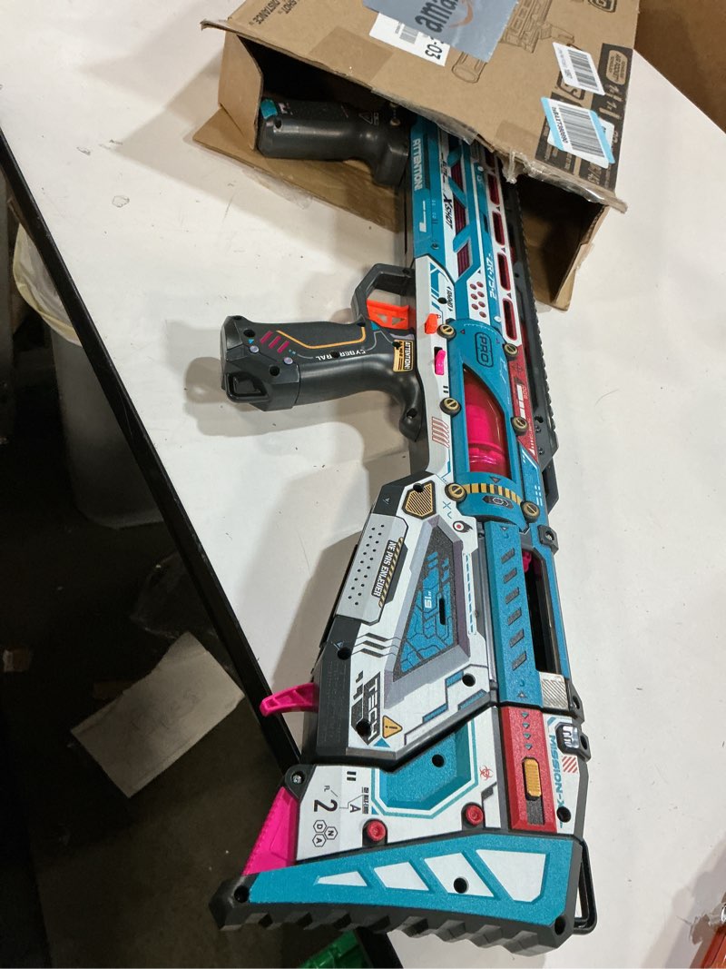 Condition photo showing Good Condition for XSHOT Skins Pro Series 1 Long Shot Blaster by ZURU with 40 Darts, Air Pocket Technology Darts and Dart Storage, Outdoor Toy, Teens and Adults, Age 14+ Sinister