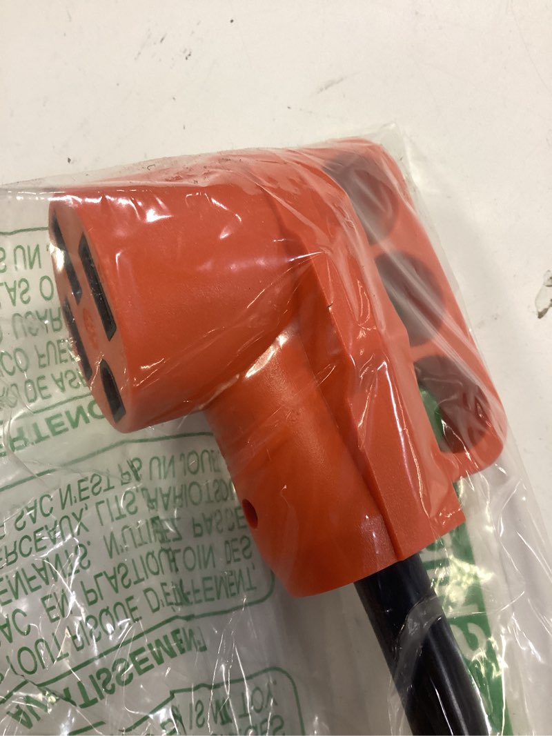 Condition photo showing Good Condition for 30 amp to 50 amp rv adapter cord,nema tt-30p to nema 14-50r electrical power adapter with led power indicator,10 gauge rv dogbone adapter cord 12 inch with grip,etl listed 30a to 50a