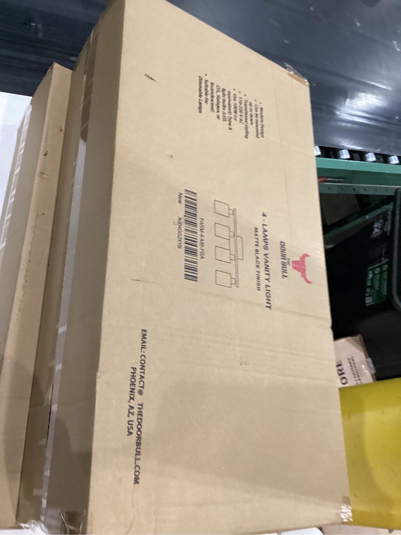 The Door Bull Modern Bathroom Vanity Light, Milky White Glass Shades, Wall Sconce for Bedroom & Livi