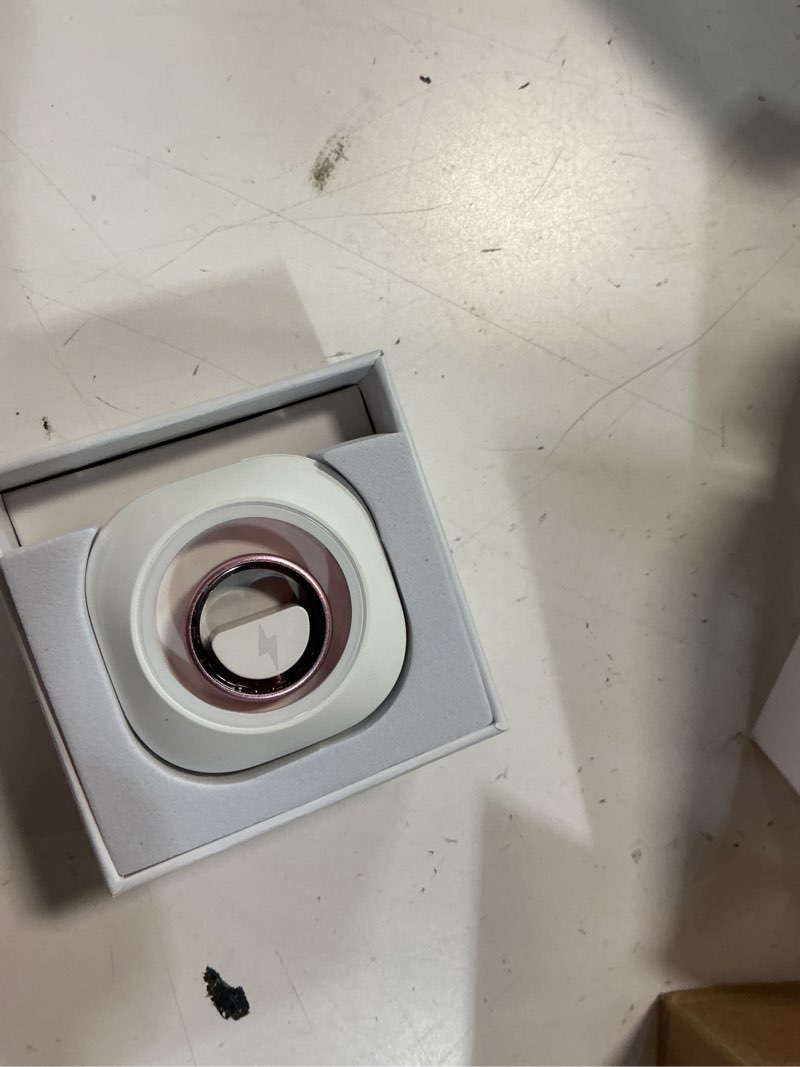 Condition photo showing Good Condition for smart ring for women men, health tracker with heart rate, blood oxygen, blood pressure, sleep monitor, step counting, ip68 waterproof fitness ring, no app fees for iphone & android (lavender pink, 8#) lavender pink 8#