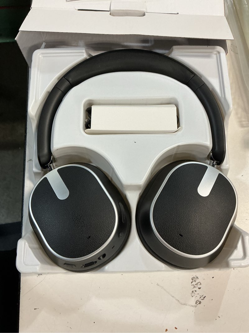 Condition photo showing Good Condition for Hybrid Active Noise Cancelling Bluetooth Headphones,Bluetooth 6.0 Over Ear Wireless Headphones with 60H Playtime, Hi-Res Audio, Deep Bass, Memory Foam Ear Cups for Home Office Travel Black