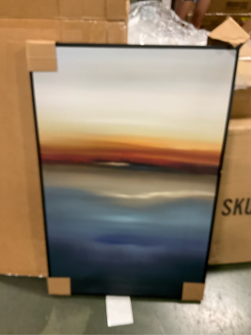 Beside the Blue Il - Wrapped Canvas Print  27 x 41