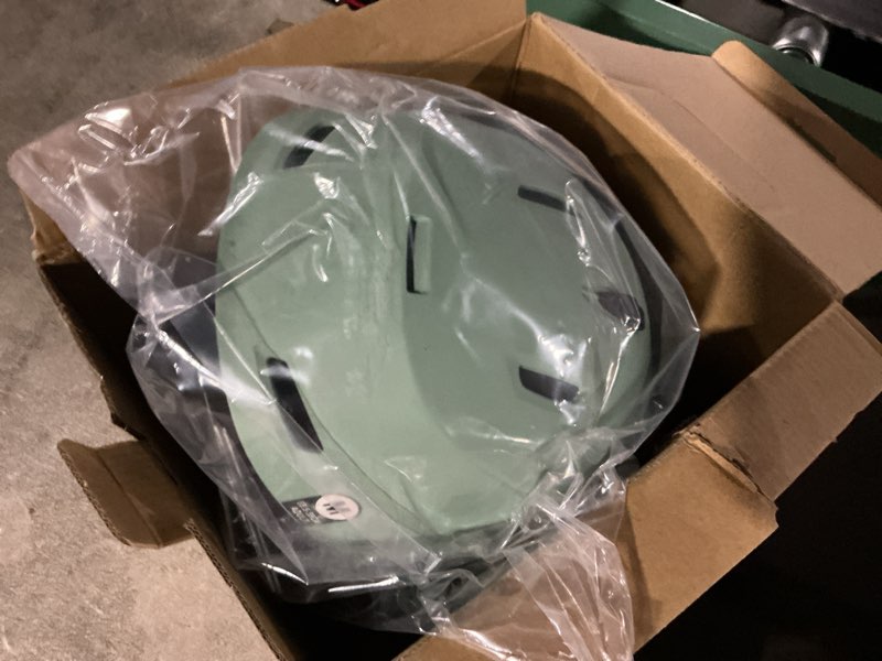 Condition photo showing New/Like New for Retrospec Zephyr Ski Helmet - Snowboard Helmet for Adults & Youth with Adjustable Fit, 9 Breathable Vents, Removable Washable Earmuffs - Snow Sports Helmet for Men & Women Matte Sage Medium