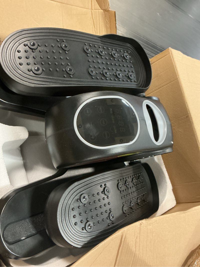 Condition photo showing As Is for MERACH Under Desk Elliptical Machine, Leg Exerciser While Sitting for Seniors with Remote Control & 12-Speeds, Quiet Portable Electric Seated Pedal Exerciser Machine for Home Office