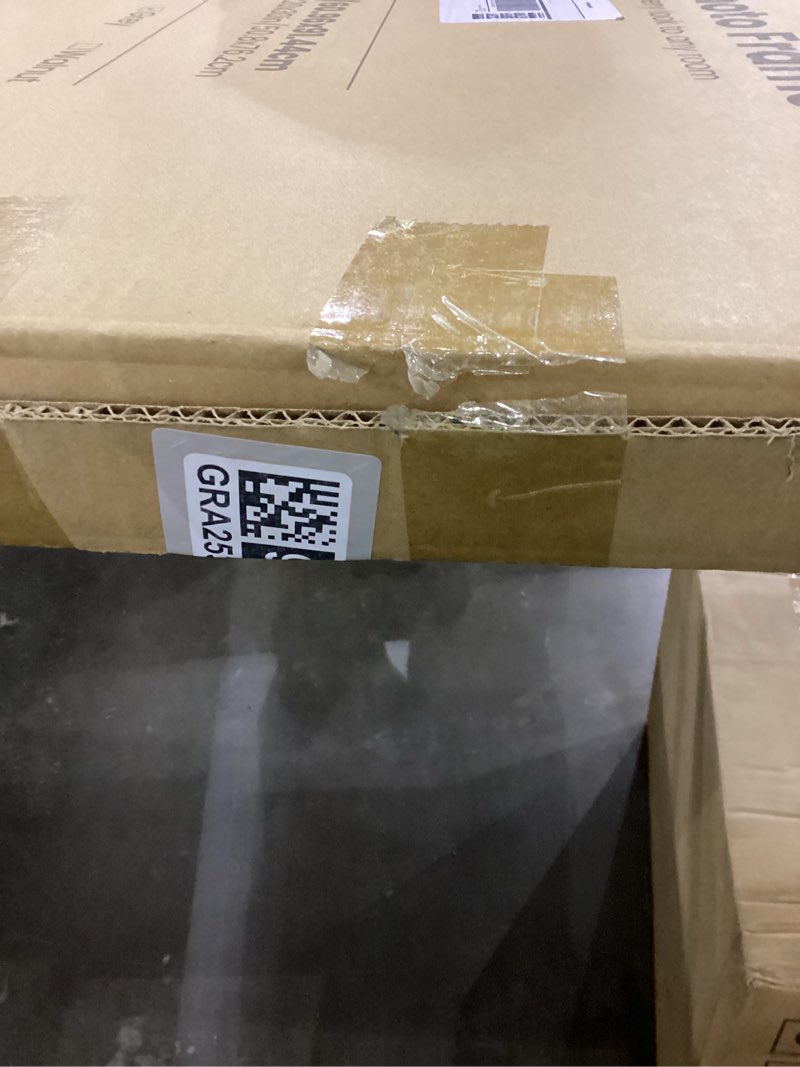 Condition photo showing New/Like New for Picture Frame 8x10 Old Elm Wood, Photo Frame for Gallery Wall, 5x7 with Mat or 8 by 10 without Mat, Wall Mounting or Table Top Display, Grey, Wide Step Casing Moulding, 1 Pack Grey 8x10inch(mat 5x7)