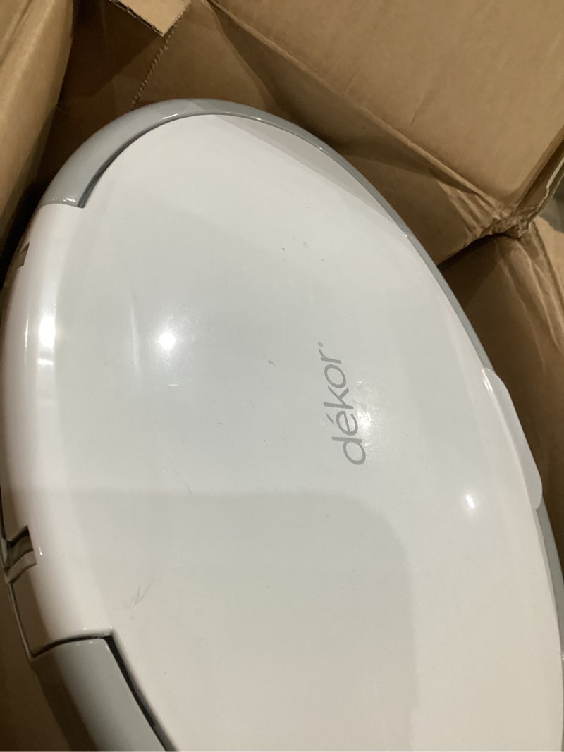 Condition photo showing Good Condition for Diaper Dekor EKO Classic Diaper Pail Gift Set, White ONLY Eco-Friendly Diaper Pail Made with 70% Recycled Materials Comes with up to a Year's Supply Worth of Diaper Dekor Refills!