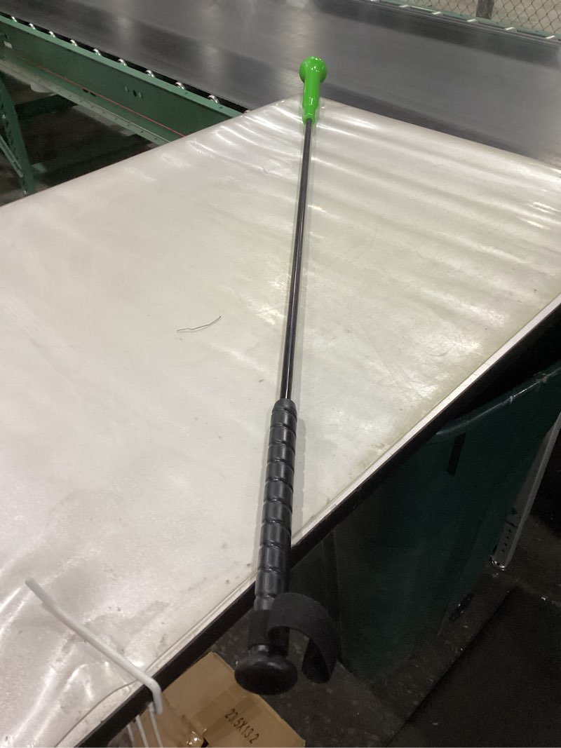 Condition photo showing Good Condition for Baseball Hitting Stick,Batting Practice Equipment for Baseball and Softball,Extended Handlebar with Grip Strap,Ideal One-on-One Baseball Training Equipment Baseball Swing Trainer Green