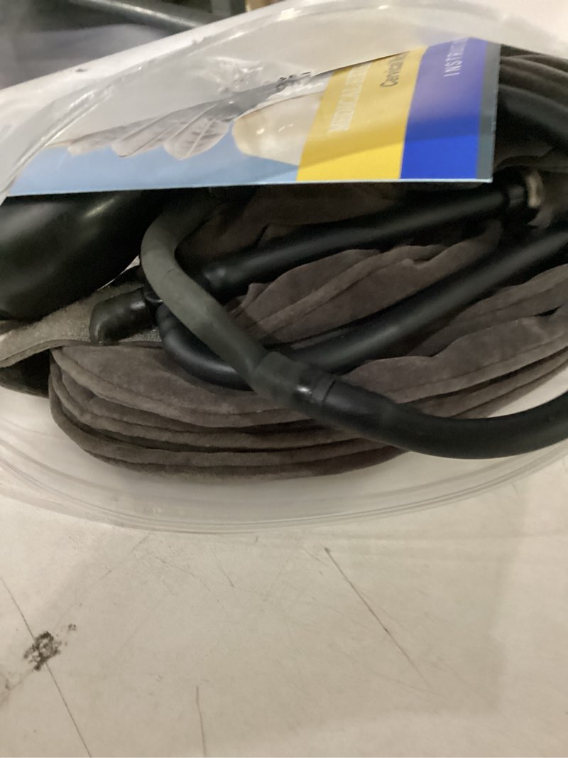Condition photo showing Good Condition for s cervical neck traction device for instant neck pain relief - inflatable & adjustable neck stretcher neck support brace, neck traction pillow for home use neck decompression s. gray