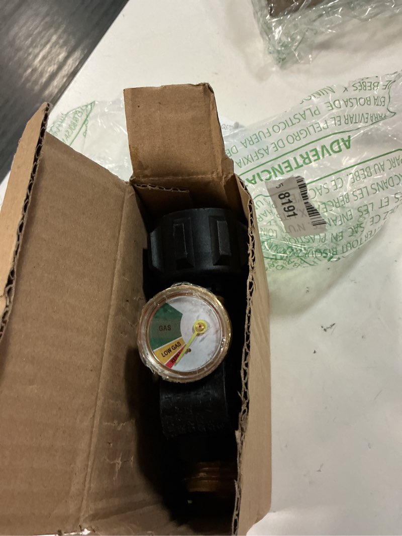 Condition photo showing Good Condition for propane tank gas gauge level indicator leak detector universal for qcc1 type1 propane tank gas pressure meter(2pcs) 2 pack
