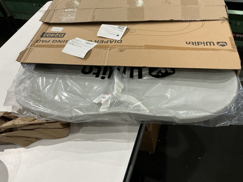 Condition photo showing Good Condition for baby changing pad, soft & wipe-clean changing pad with strap, eva waterproof changing table pads for dresser top, non-slip bottom, lightweight, 30”×16” black