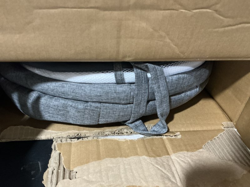 Condition photo showing Good Condition for baby delight snuggle nest bassinet, portable baby bed, for infants 0 – 5 months, charcoal tweed