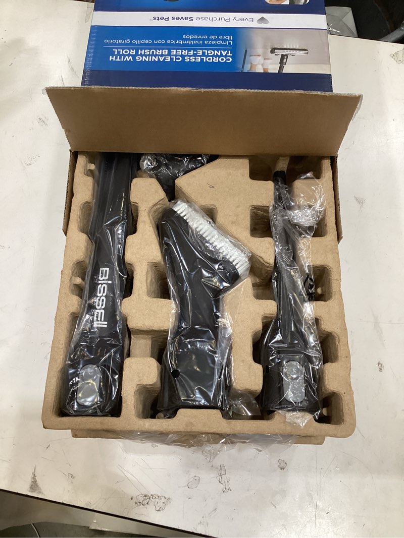 Condition photo showing Good Condition for bissell cleanview xr 200w lightweight cordless vacuum w/removable battery, 35-min runtime, tangle-free brush roll, led lights, xl tank, dusting & crevice tool, wall mount, 3789u
