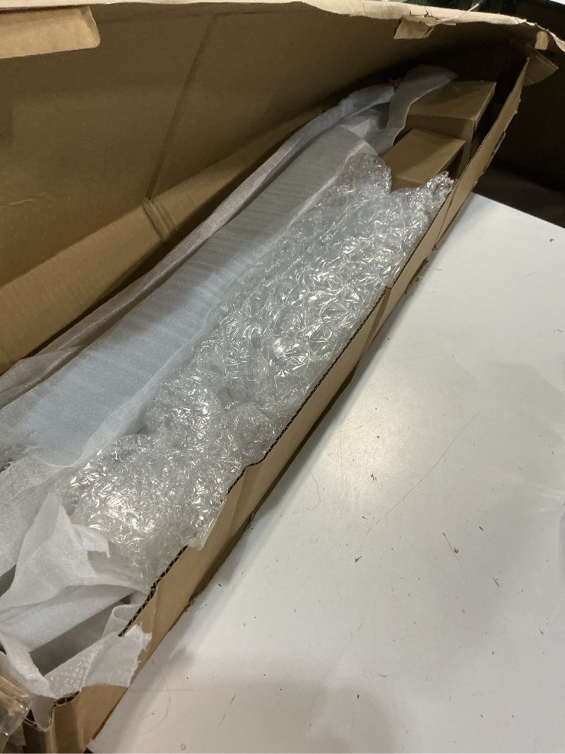 Condition photo showing Good Condition for 39" commercial door push bar with all 304 stainless steel tail cover, grade 1 panic exit device with exterior lever handle & 6 keys, heavy duty emergency hardware for metal/wood doors 39 inch silver