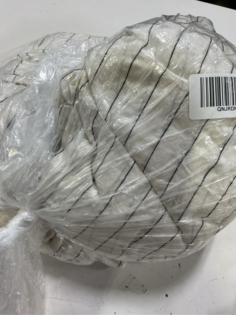 Condition photo showing Good Condition for european linen sheet set, cal king, pencil stripe