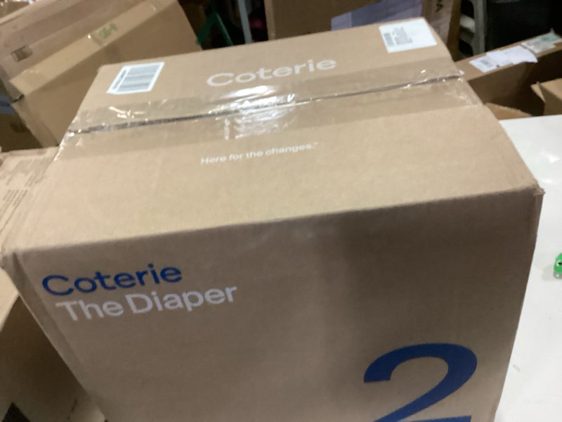Condition photo showing New/Like New for Coterie Baby Wipes + Diapers Kit, Size 1 (99 Count) & Size 2 Diapers (186 Count), 4 Pack (224) Baby Wipes with 99% Water, Plant Based Materials, Hypoallergenic for Sensitive Skin Size 1 (99 Count) + Size 2 (186 Count) + Wipes (4 Pack)