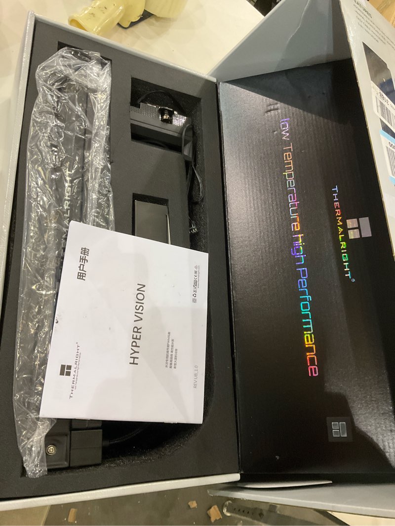 Condition photo showing Good Condition for Thermalright Hyper Vision 360 UB ARGB Black AIO CPU Liquid Cooler,for AM5/Intel LGA1851/1700,3.95in Magnet-Absorbent LCD Screen with 480x480 Resolution for Images,Magnetic Panel Screen-Black