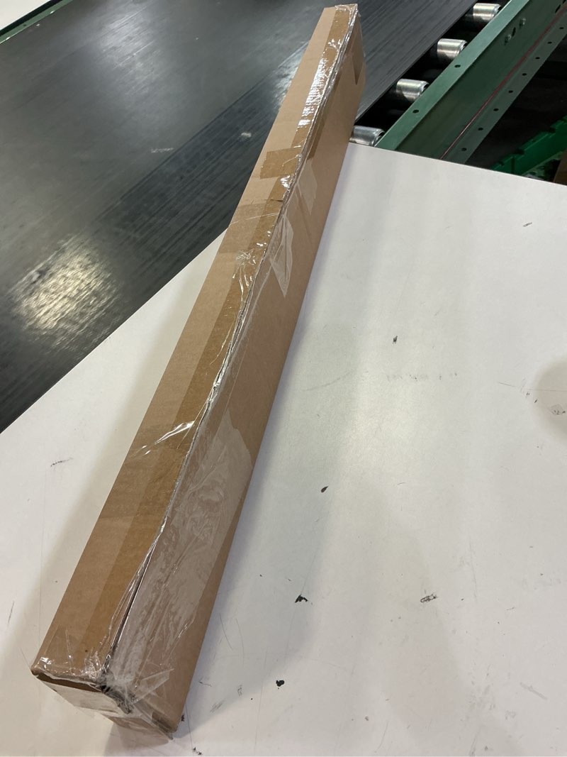 Condition photo showing New/Like New for LazBlinds Cordless Cellular Shades, No Tools No Drill Blackout Honeycomb Shades Pleated Blinds for Windows, 33.5'' W x 48'' H, Silver White Blackout-silver White 33 1/2'' W x 48'' H