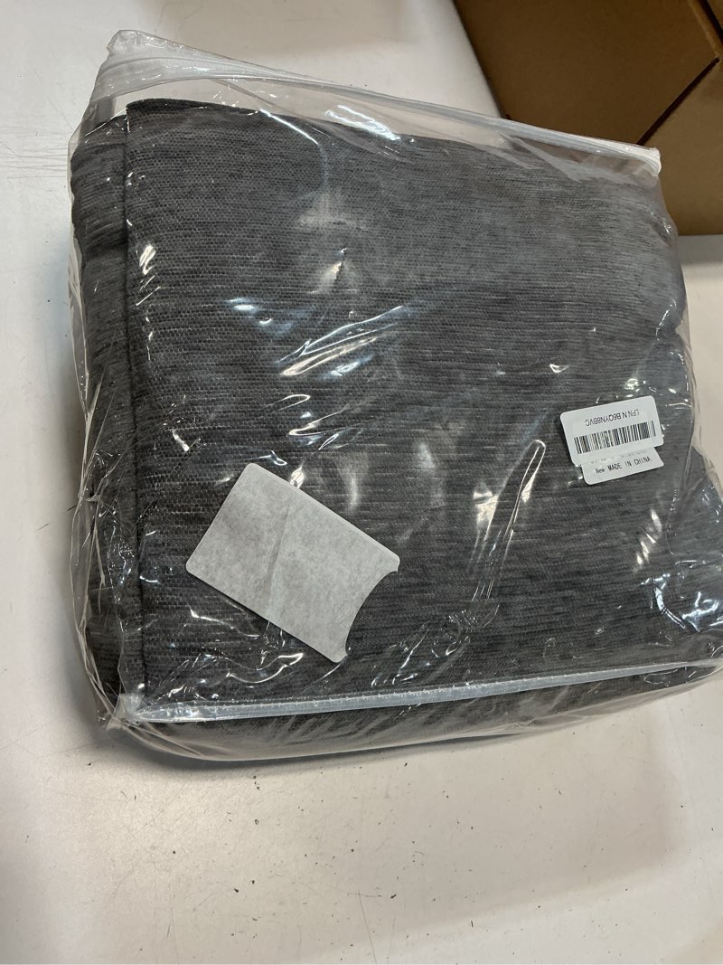 Condition photo showing New/Like New for MYSKY HOME Oversized Couch Cover Sofa Covers Couch Covers for 3 Cushion Couch Sofa Pet Friendly L Shaped Couch Cover Sectional Couch Cover Non Slip Furniture Protector for Kids, 91"x150", Dark Grey 91" x 150" Dark Grey