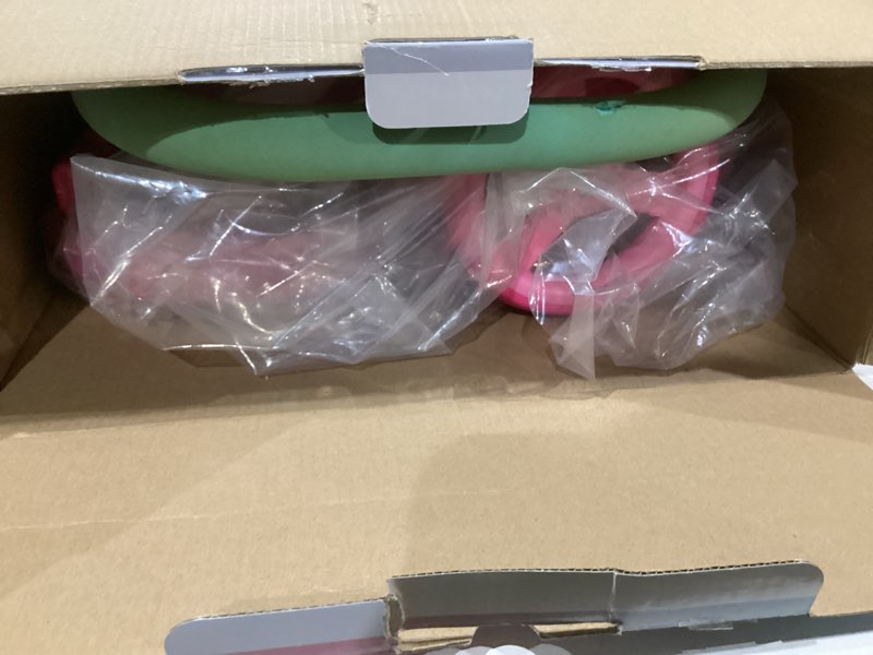 Condition photo showing As Is for Baby Alive: Doll Jogging Stroller - Pink & Rainbow - Fits Dolls Up to 24", Retractable Canopy, Front Bumper Bar, Swivel Wheels, Safety Harness, Pretend Play for Kids Ages 3+