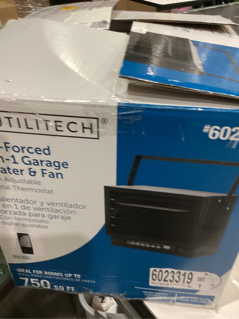 Condition photo showing As Is for Qeetex 7500W Garage Electric Car Heater Ceiling Fan Forced ...