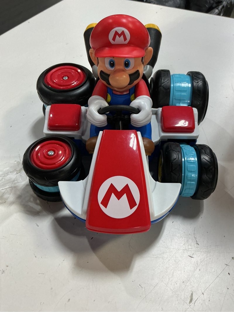 Condition photo showing As Is for super mari kart 8 mario anti-gravity mini rc racer 2.4ghz mario rc
