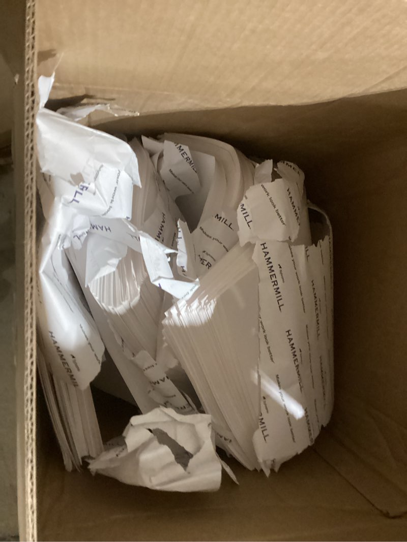 Condition photo showing As Is for Hammermill Printer Paper, Premium Color 28 lb Copy Paper, 12 x 18 - 100 Bright, Made in the USA, 106125C - 4 Ream (2,000 Sheets) 12x18 4 Ream | 2000 Sheets incomplete 