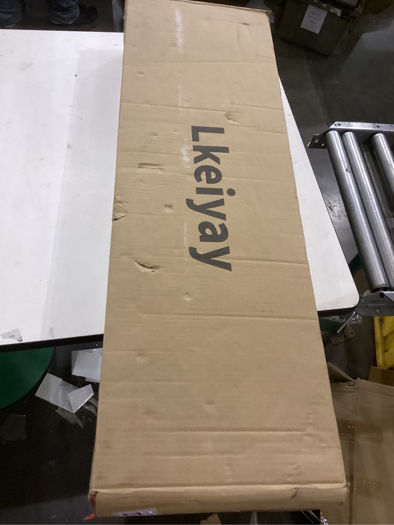 Condition photo showing New/Like New for Lkeiyay 3-Tier Wooden Open Bookcase with Seamless Fit Wall,Space Saving Modern Display Bookshelf with Top Edge,Storage Cabinet Easy Assembly for Living Room,Bedroom,Study Walnut