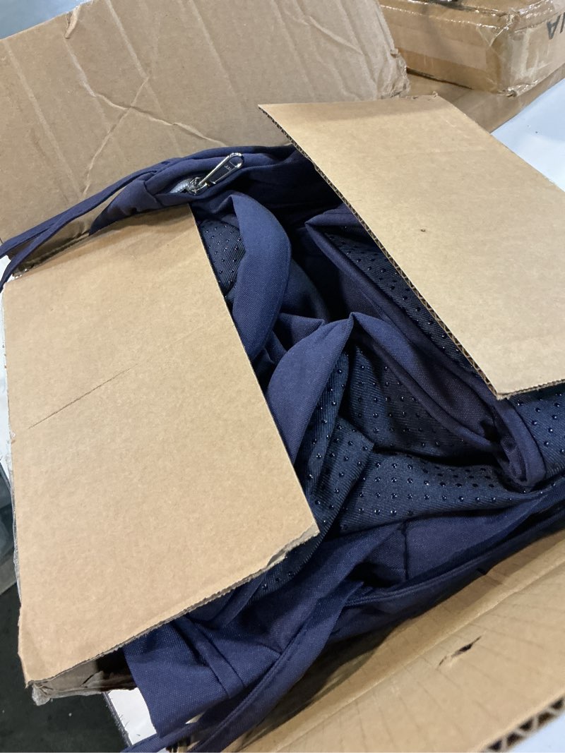 Condition photo showing Good Condition for 3 pcs outdoor cushion covers, patio cushion covers replacement fit for 4-seater wicker rattan patio set chair couch,36×18×2,18×18×2, covers only, navy blue