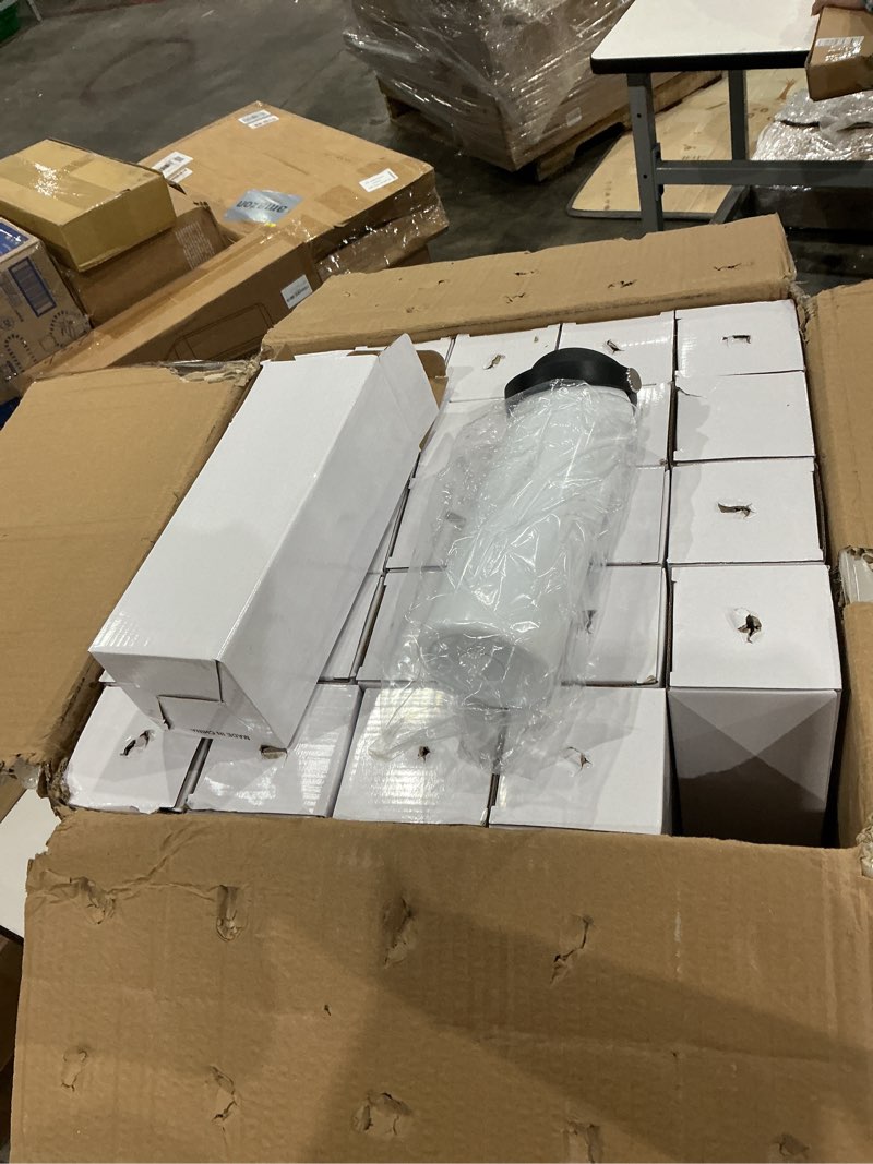 Condition photo showing New/Like New for 20 oz sublimation tumblers bulk skinny straight, 24 pack sublimation sport water bottles blanks with portable handle, double wall stainless steel tumbler cup for heat transfer, individual box