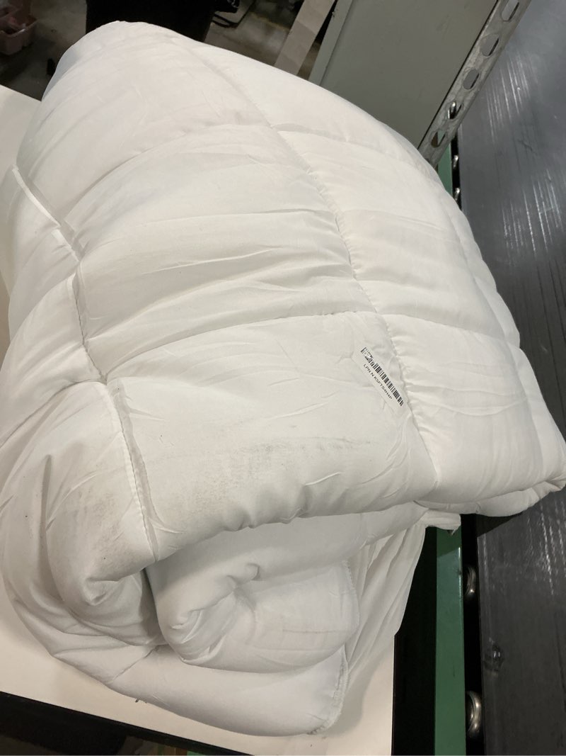 Condition photo showing As Is for Ultra Soft Queen Size Mattress Topper - Viscose Made from Bamboo Pillow Top Mattress Pad for Back Pain Relief - Naturally Cooling for Hot Sleepers, Green