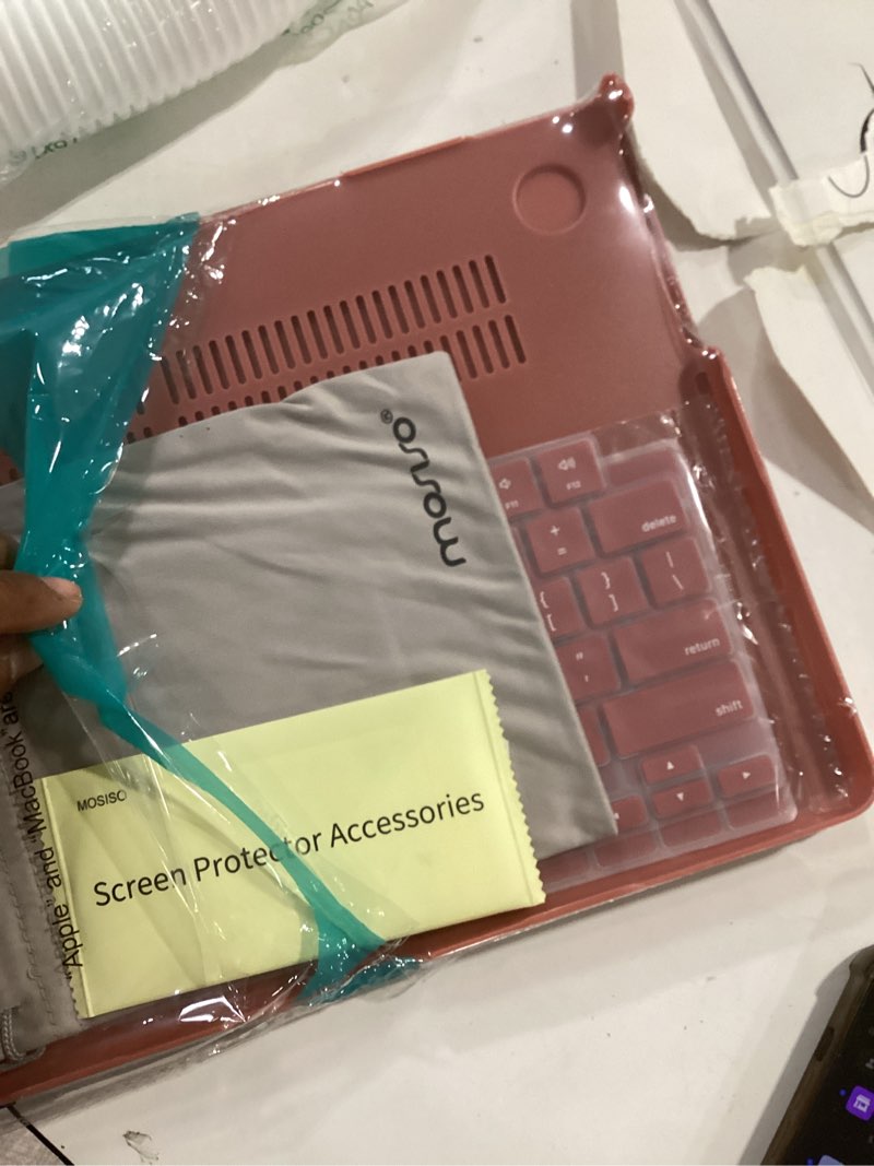 Condition photo showing New/Like New for mosiso compatible with macbook pro 14 inch case m5 2026 m4 2025 m3 m2 m1 2024-2021 a3427 a3426 a3434 a3112 a3185 a3401 a2918 a2992 a2779 a2442,hard case&keyboard skin&screenfilm&pouch, tea petal pink