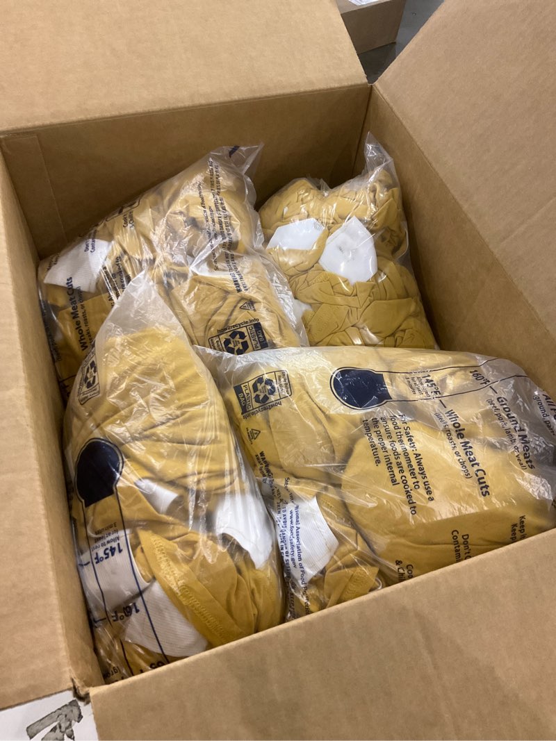 Condition photo showing As Is for WELMATCH Gold Spandex Folding Chair Covers - 50 PCS Weddding Events Party Decoration Stretch Elastic Chair Covers Good (Gold, 50) Gold 50