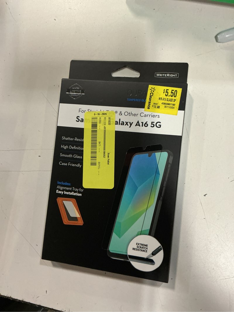 Condition photo showing Good Condition for duraglass tempered glass screen protector with quick installation tray for samsung galaxy a16 5g
