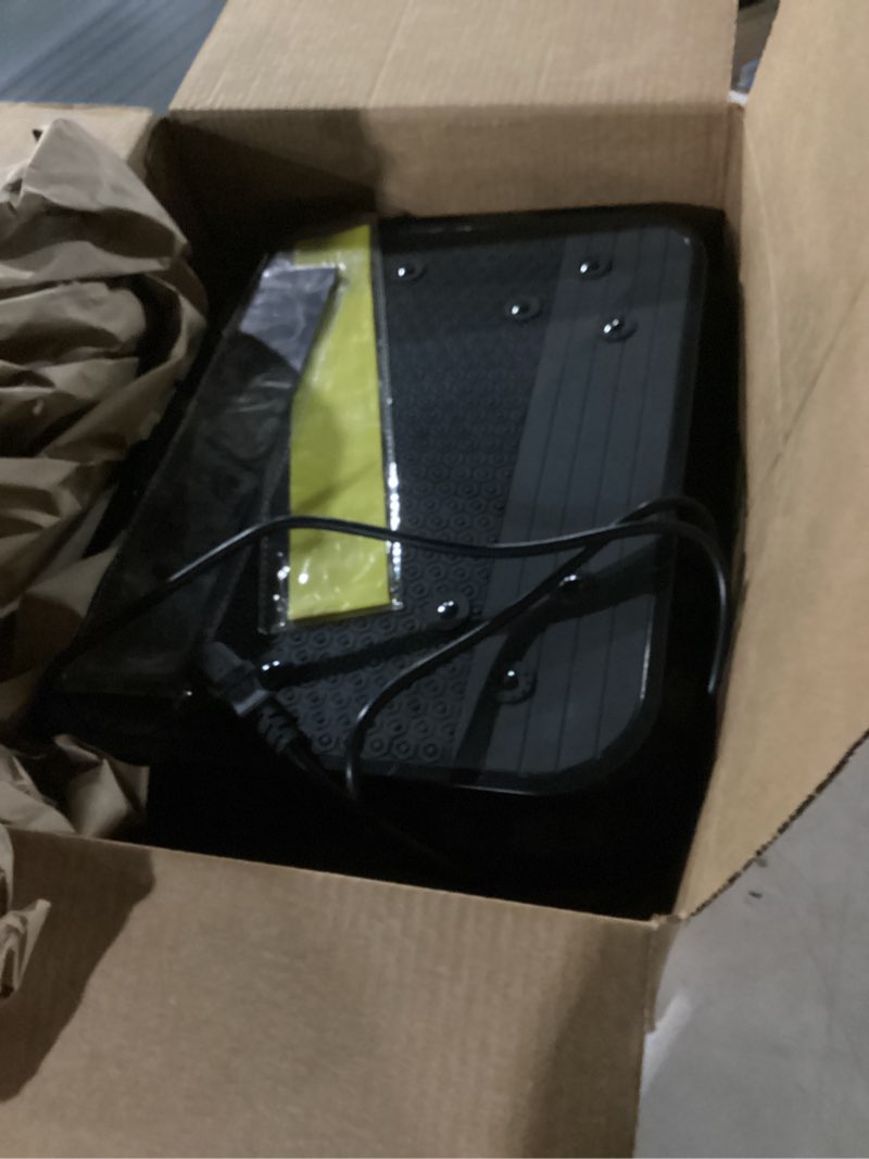 Condition photo showing Good Condition for Vibration Plate Exercise Machine, Vibrating Plate for Lymphatic Drainage, 400 Lbs Capacity 250 Speed Levels Whole Body Fat Burner Weight Loss Shake Board, Vibrate Platform Machine