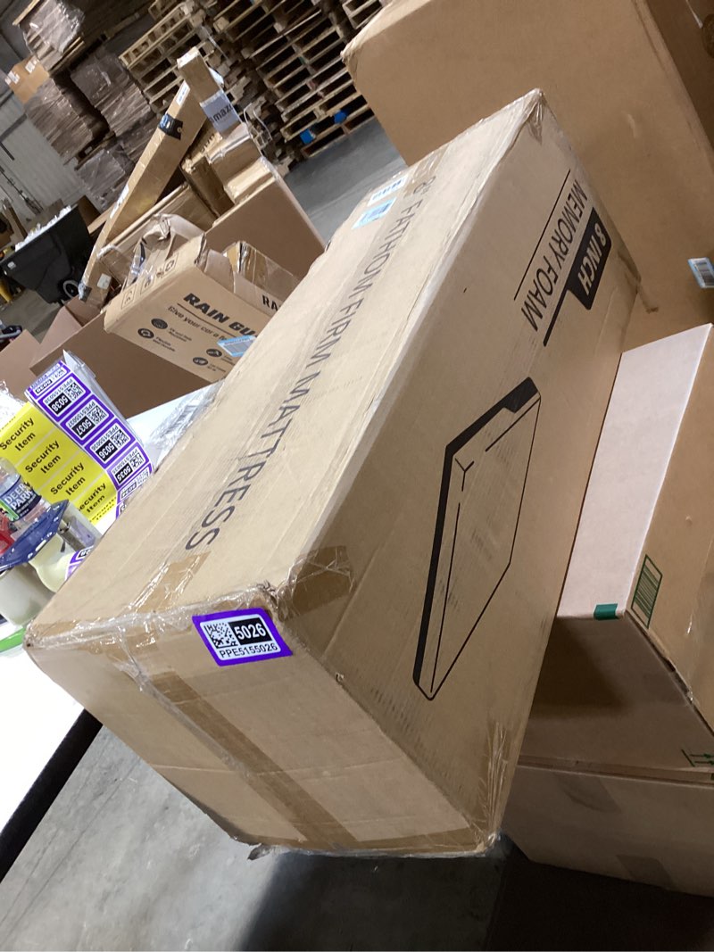 Condition photo showing New/Like New for fathom firm full mattress 8 inch memory foam mattress full size bed in a box for back pain relief and cool sleep with gel foam and removeable fiberglass free cover, certipur-us certified full 8 inch firm