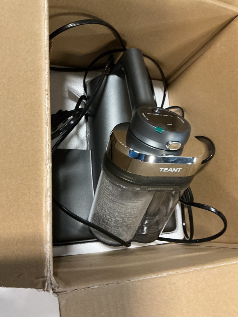 Condition photo showing As Is for Powerful Mattress Bed Vacuum Cleaner, 2-Speed (14kPa/18kPa) Mattress Vacuum with Green Light Dust Detection, 253.7nm UV-C Light, LED Display, HEPA Filter, 149? Heat, Aroma for Bed Couch Carpet Grey Upgrade