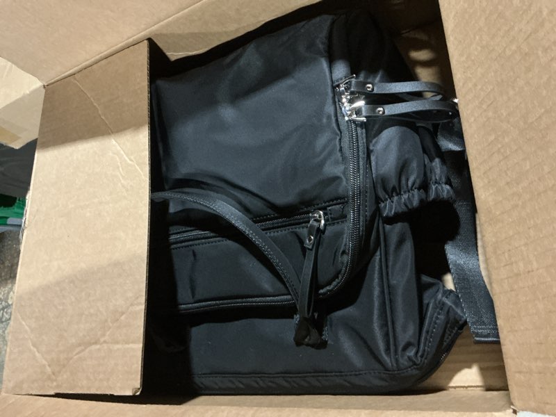 Condition photo showing As Is for loradi large diaper bag tote, 14 pockets stylish baby bag with stroller clips and 3 insulated pockets, baby shower essentials black large-20l