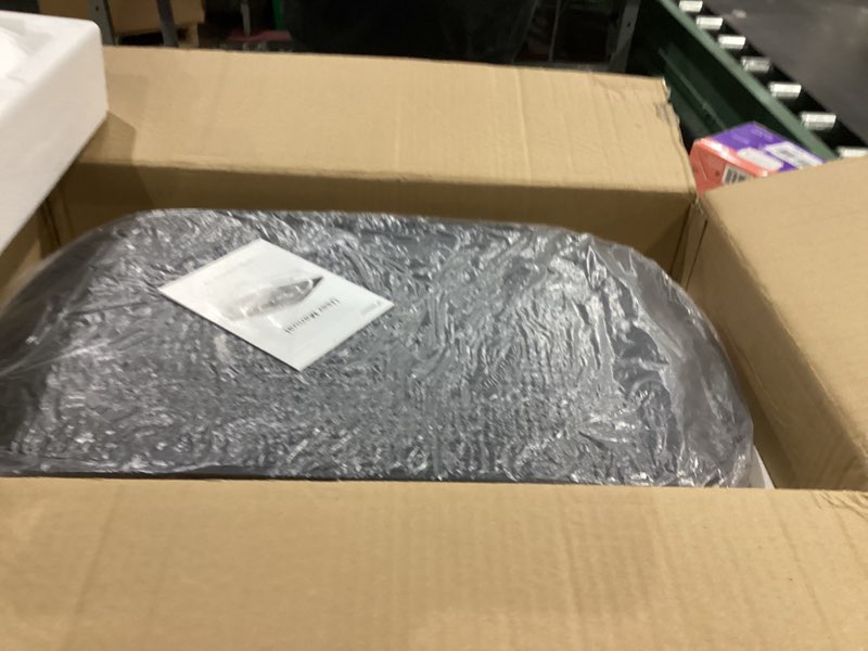 Condition photo showing New/Like New for MERACH Vibration Plate Exercise Machine, Curved Vibration Plate for Lymphatic Drainage Weight Loss, Vibrating Plate with Real-Time Calorie Tracking on LED Display, Workout Equipment for Home Women Men Black