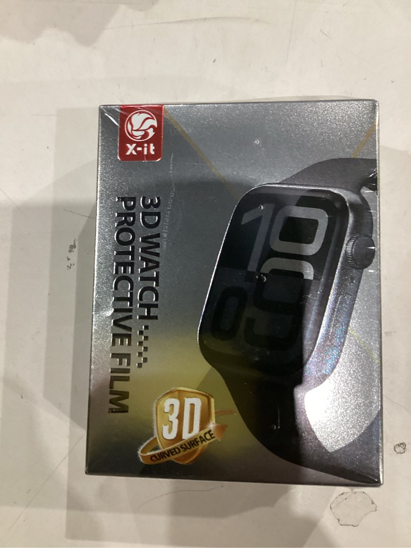 Condition photo showing New/Like New for X-it for Apple Watch Series S9/8/7 41MM Screen Protector [Automatic Align Tech] Self-Healing,Flexible HD Transparent,Anti-Scratch,Bubble Free,Waterproof,Touch Sensitive [Non-Glass] 3 Packs 41MM 3