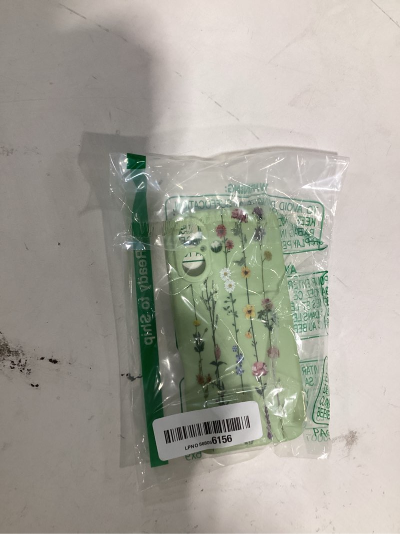 Condition photo showing As Is for ztofera floral case for iphone 16 6.1",cute flower pattern case for girls women,flexible silicone protective slim shockproof bumper phone cover for iphone 16,green iphone 16 green