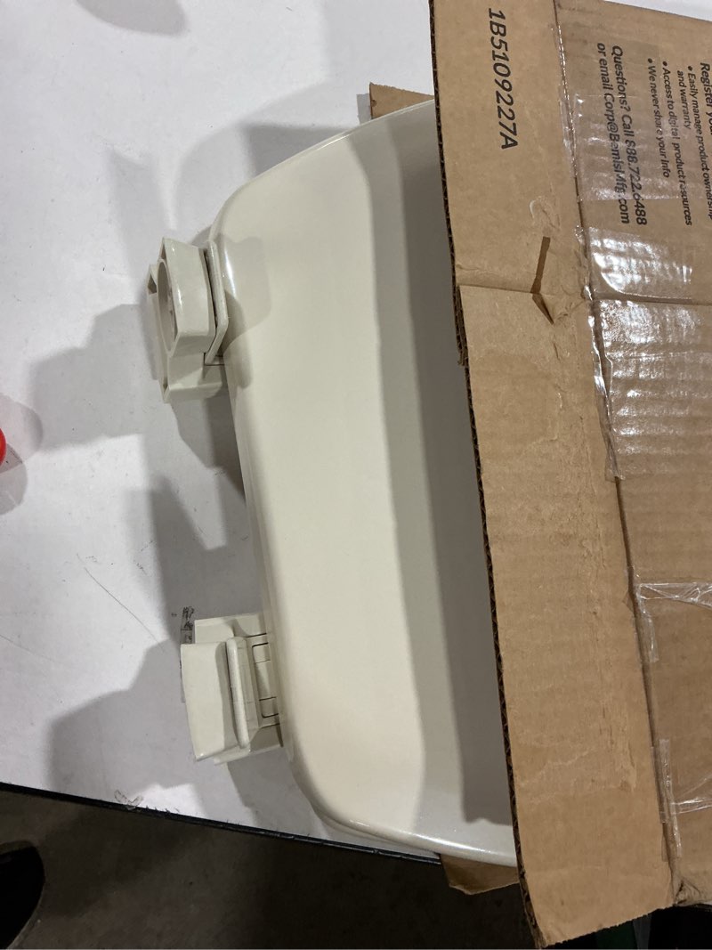 Mayfair Cameron Bone Toilet Seat, Non Slip Heavy Duty Wood, Easy Clean, Made in USA, Round