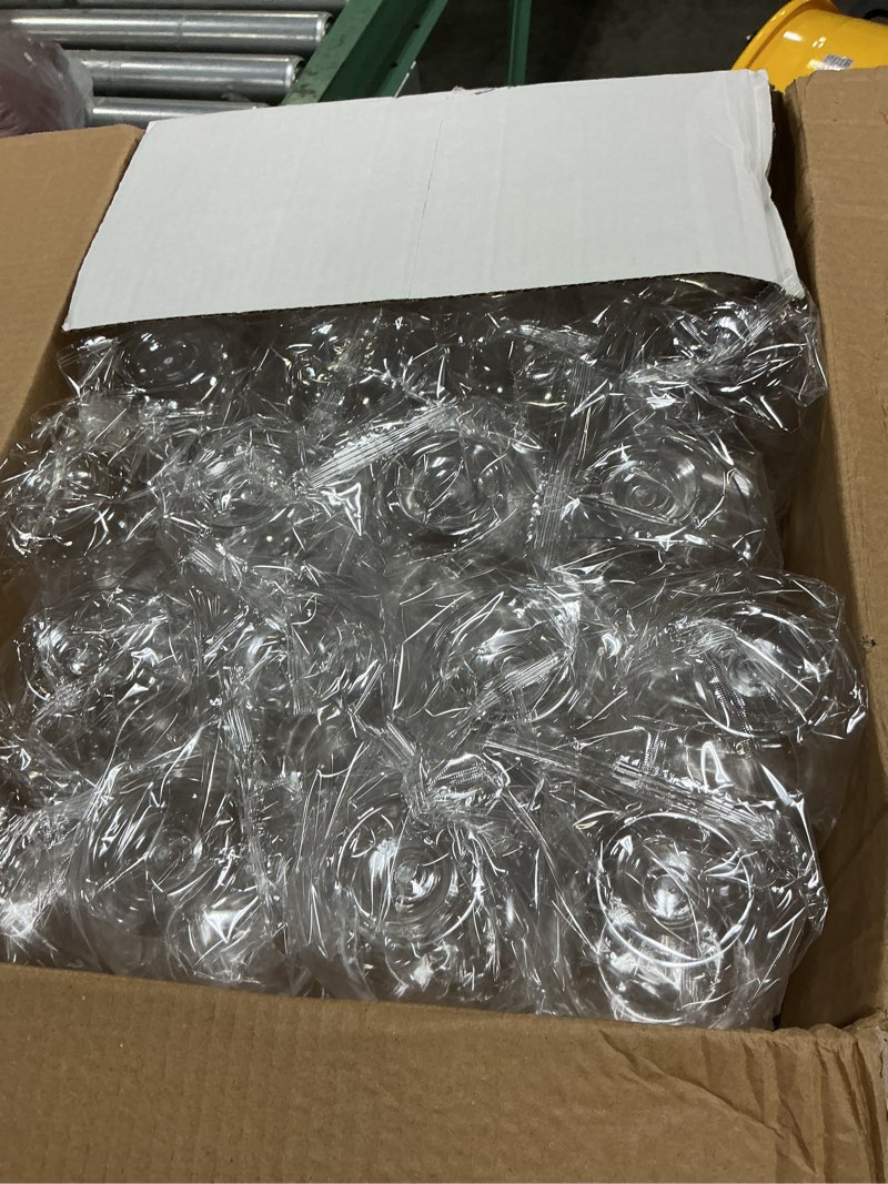 Condition photo showing New/Like New for reli. disposable wine glasses (48 pack, 12oz) plastic stemless wine glasses disposable | clear and stemless for parties, cocktails, whiskey, weddings | shatterproof